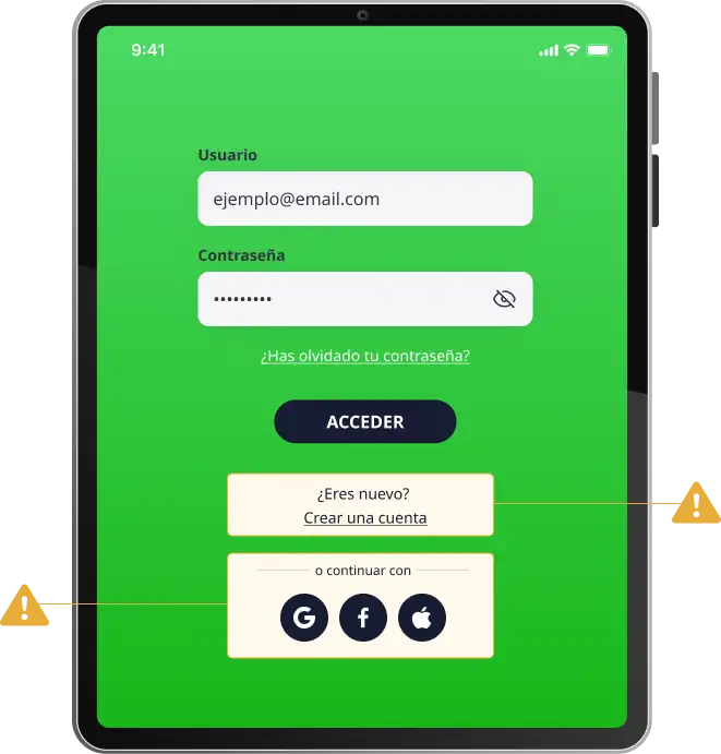 Problemas de seguridad y confianza en la identificación de usuarios online.