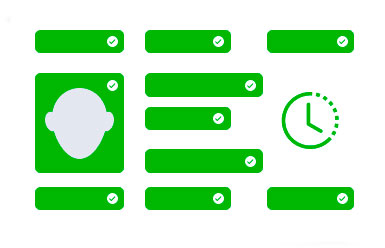 Pantalla amb resultats de verificació enviats automàticament mitjançant API