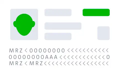 Illustration showing the automated capture of an identity document