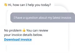 Real time RCS conversation with chatbot and intelligent responses